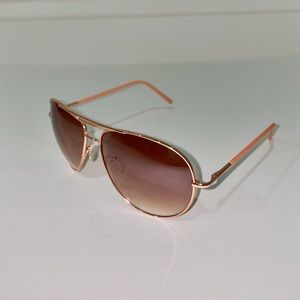 Rose gold sunglasses